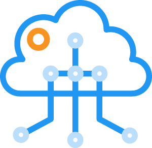 Icon (abstract) of cloud - technology consulting